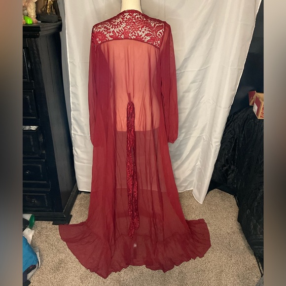💸 Red Long kimono - Picture 9 of 13